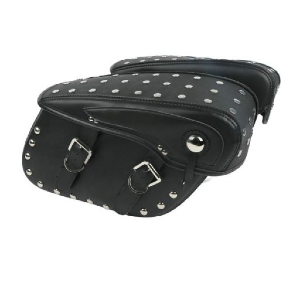 Motorcycle Leather Saddlebags For Harley Davidson HD Dyna Wide Glide FXDWG Fat Bob XL883 1200 96-14 Street Bob FXDB 2008-2017