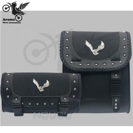retro part eagle Badge Emblem rivet scooter head bags pit bike tool pouch motorbike tail bag moto luggage motorcycle saddle bags