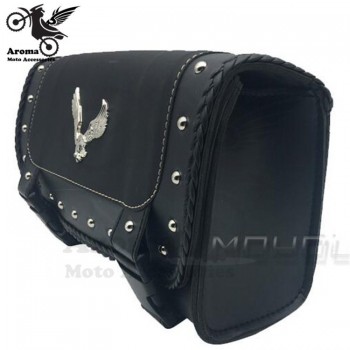 retro part eagle Badge Emblem rivet scooter head bags pit bike tool pouch motorbike tail bag moto luggage motorcycle saddle bags