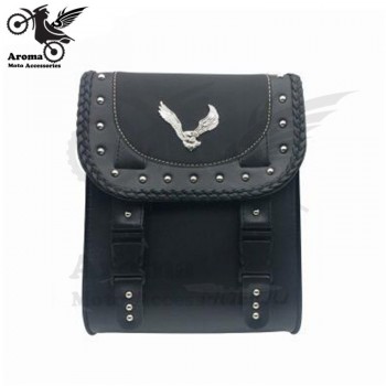 retro part eagle Badge Emblem rivet scooter head bags pit bike tool pouch motorbike tail bag moto luggage motorcycle saddle bags