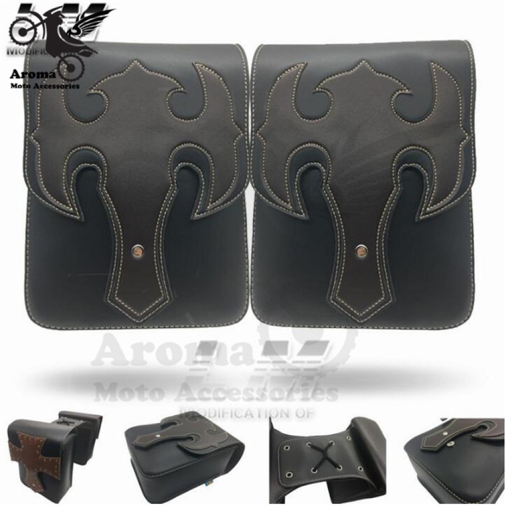 5 model available cross retro prince cruise motorbike saddlebag for suzuki yamaha harley moto Saddle Bags motorcycle side bags