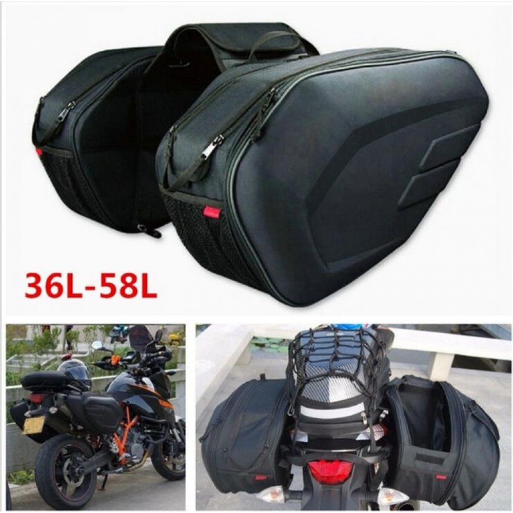 Sa-212 Universal Fit Motorcycle KOMINE 36-58L Bags Suitcase Saddle Bags with Raincoat