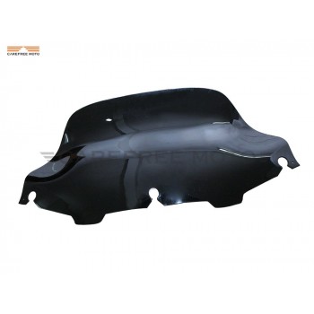 Black 6 Motorcycle Windshield Bag Saddle 3 Pouch Pocket case for Harley Davidson Touring 1996-2013