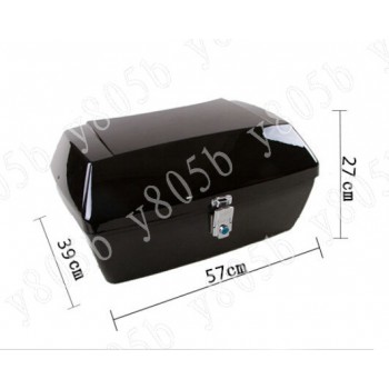 Motorcycle Trunk Tail Box Luggage With Top Rack Backrest For Suzuki Boulevard C50 Volusia 800 C90 M109R C109 Marauder Intruder