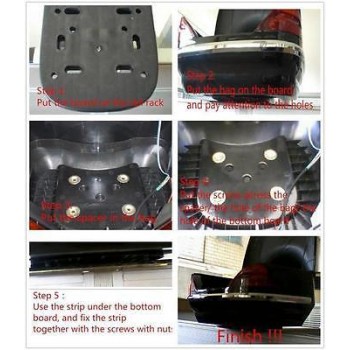 Motorcycle Trunk Luggage Case Tail Box Rack Backrest For Honda Rebel CMX 250 CA125 250 450 Gold Wing  GL1500 GL1800 SHADOW ACE