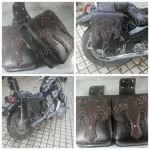 Motorcycle Side Bag Saddle Bags For Harley Davidson Sportster XL883 1200 Dyna Wide Glide Bobber Road Kings Electra Glide Softail
