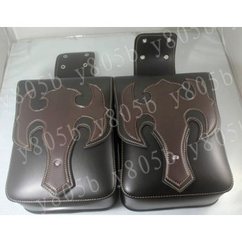 Motorcycle Side Bag Saddle Bags For Harley Davidson Sportster XL883 1200 Dyna Wide Glide Bobber Road Kings Electra Glide Softail