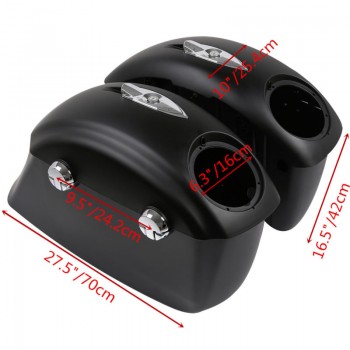 Motorcycle Matte Black Saddlebag Audio Lid Electronic Latch For Indian Chieftain Dark Horse Roadmaster  2014 2018 2016 2015 2017