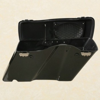 Hard Saddle bags Saddlebags amp;Speaker Lids For Harley Road King Glide Ultra 94-13 Sportster Dyna Softail Touring FLHR FLHT FLHX