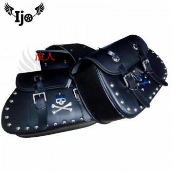 pernera moto side bag for Vespa piaggio benelli harley softail hyosung sportster givi mochila moto saddle bag motorcycle bag