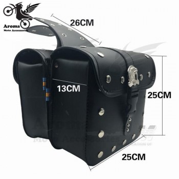 eagle badge emblem motorbike tool pouch scooter tail bag for yamaha harley rivet moto saddle bags luggage motorcycle side bag