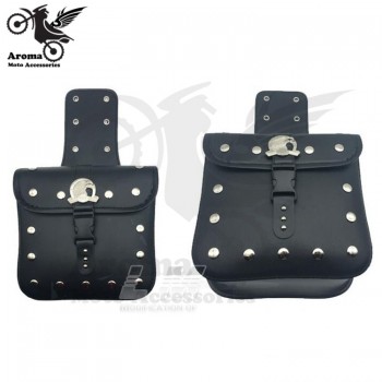 eagle badge emblem motorbike tool pouch scooter tail bag for yamaha harley rivet moto saddle bags luggage motorcycle side bag