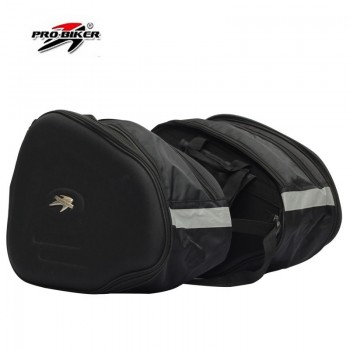 One Pair PRO-BIKER Motorcycle Waterproof saddlebags Riding Travel Saddle Bag Moto Racing Tail Bags moto Multifunction helmet bag