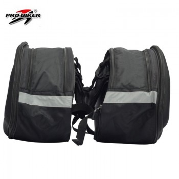 One Pair PRO-BIKER Motorcycle Waterproof saddlebags Riding Travel Saddle Bag Moto Racing Tail Bags moto Multifunction helmet bag