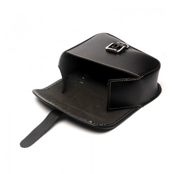 Triclicks Motorcycle PU Leather Tool Bag Left Right Luggage Bag Universal Saddlebag Saddle Bag For Harley Sportster XL 883 1200