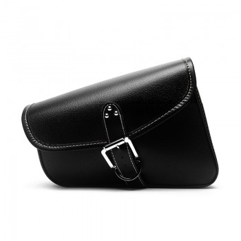 Triclicks Motorcycle PU Leather Tool Bag Left Right Luggage Bag Universal Saddlebag Saddle Bag For Harley Sportster XL 883 1200