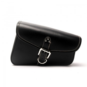 Triclicks Motorcycle PU Leather Tool Bag Left Right Luggage Bag Universal Saddlebag Saddle Bag For Harley Sportster XL 883 1200