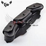 High-quality Motorcycle Bag side bag tail bag luggage saddle bag professional leather for kawasaki honda mochila moto