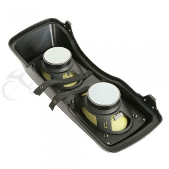 Black Saddlebag Lids With Dual 6x 9 speaker For Harley Touring FLH FLTR 1994-2013 12