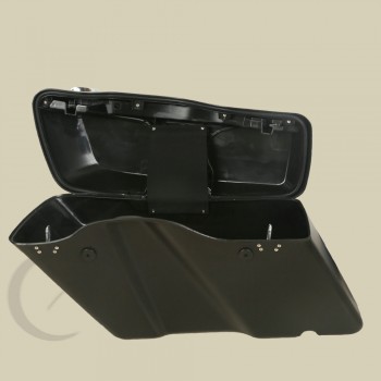 Matte ABS Hard Saddle Bags Saddlebag For Harley Touring FLHT FLHR FLTR FLHX 2014 -2018 2015 2016