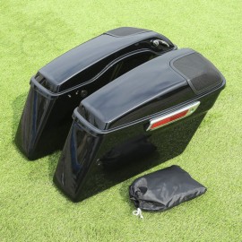 Saddlebag W/ Cutout Speaker Grill For Harley Touring Electra Road Street Glide FLT FLHT 14-18 Road King Ultra-Classic