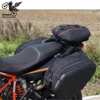 orange green bike side bag motocross saddlebag scooter rear pouch tool moto saddle bags motorbike luggage motorcycle tail bag