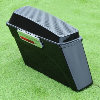 Black 6x9 Speaker Hard Saddlebags+Lid Latch For Harley Road King Road Street Glide 94-13
