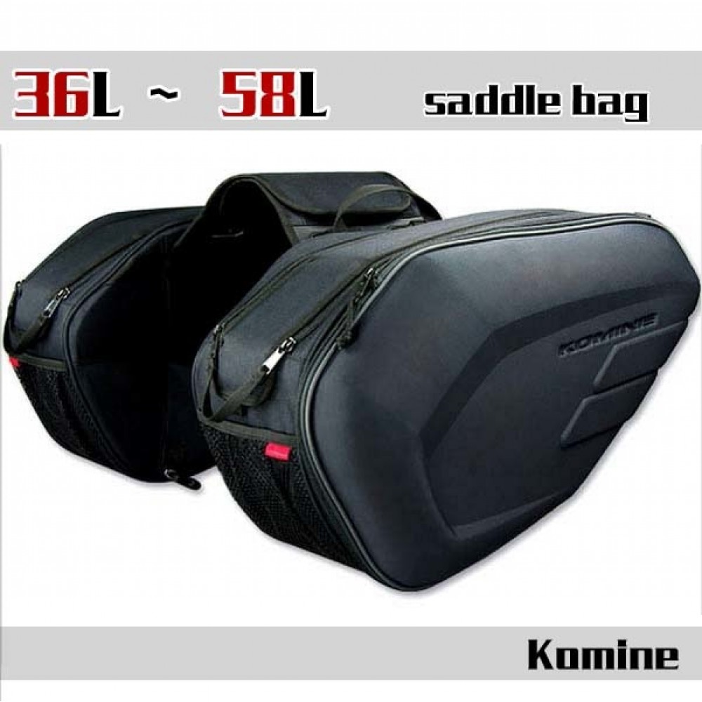 2016 NEW arrival  Komine motorcycle tail bag luggage suitcase around motorcycle Rear seat bag saddle bag with waterproof cover