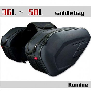 2016 NEW arrival  Komine motorcycle tail bag luggage suitcase around motorcycle Rear seat bag saddle bag with waterproof cover