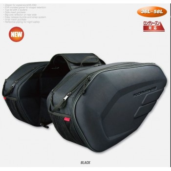 2016 NEW arrival  Komine motorcycle tail bag luggage suitcase around motorcycle Rear seat bag saddle bag with waterproof cover