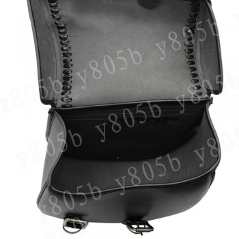 Motorcycle PU Leather Side Bag Saddle Bags For Honda Yamaha Suzuki Kawasaki Harley Bobber Custom Chopper Cruisers Street Bike