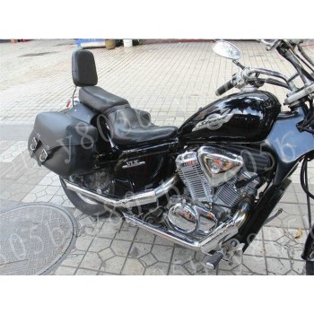 Motorcycle PU Leather Side Bag Saddle Bags For Honda Yamaha Suzuki Kawasaki Harley Bobber Custom Chopper Cruisers Street Bike