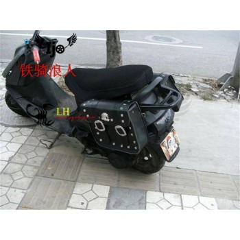 mochila moto saddle bag for Vespa hyosung benelli harley softail sportster alforjas para moto side bag motorcycle bag backpack