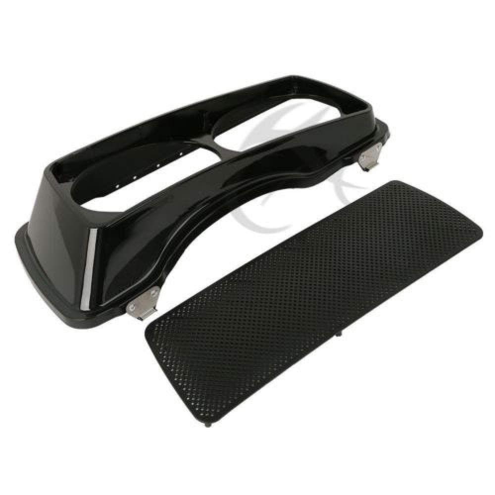 ABS 6x9 Speaker Saddlebag Lids Speaker Grills For Harley Saddlebag Touring Road King Street Glide 93-13