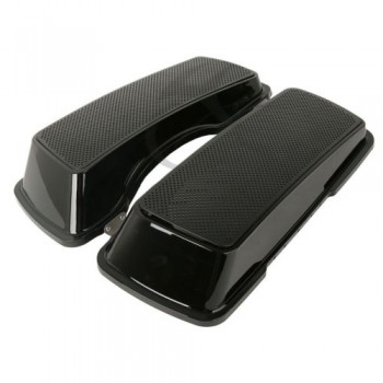 ABS 6x9 Speaker Saddlebag Lids Speaker Grills For Harley Saddlebag Touring Road King Street Glide 93-13