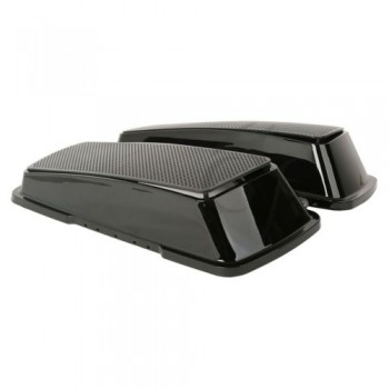 ABS 6x9 Speaker Saddlebag Lids Speaker Grills For Harley Saddlebag Touring Road King Street Glide 93-13