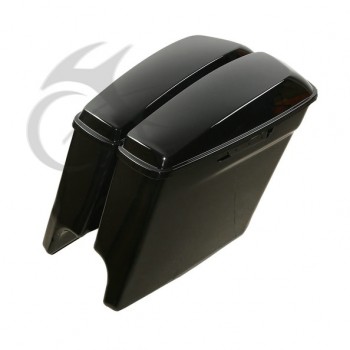 Motorcycle ABS Hard Extended Stretched Saddlebags For Harley Road King Electra Street Glide FLT FLHT FLHTCU FLHRC 2014-2018