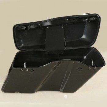 Vivid Hard Saddle Bags Trunk W/ Latch keys For Harley Touring Models Electra Road King Street Glide FLT FLHT FLHR FLHX 2014-2018