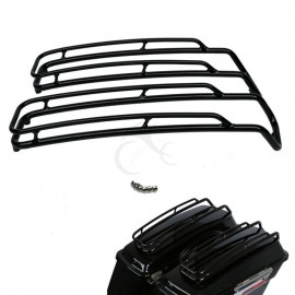 Black Saddlebags Lid Top Rail Guard For Harley Davidson Touring 1994-2013 2012