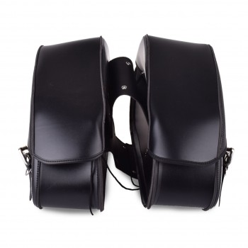 High Capacity Motorcycle Saddlebag leather motorcycle bag For Harley Sportster XL 883 XL 1200 For BMW JS1505 outdoor Bags