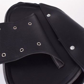 High Capacity Motorcycle Saddlebag leather motorcycle bag For Harley Sportster XL 883 XL 1200 For BMW JS1505 outdoor Bags