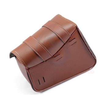 Black Brown Motor PU Leather Side Bag Saddle Bags for  XL883 XL1200XL883 XL1200 Universal Sportster Chopper Bike
