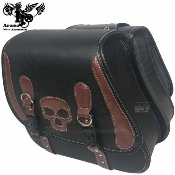 Motorcycle PU Leather Saddle Bags Side Tool Bag Panniers Luggage SaddleBags Universal For Harley BMW Motocross Bags