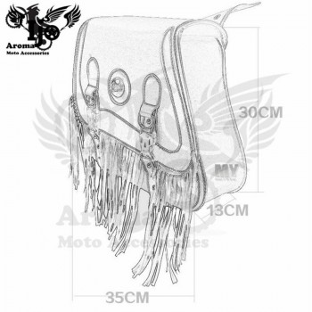 Motorcycle PU Leather Saddle Bags Side Tool Bag Panniers Luggage SaddleBags Universal For Harley BMW Motocross Bags