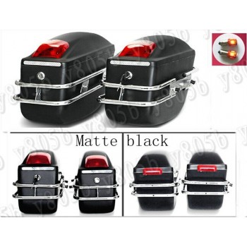 New Hard Saddle bag Trunk Bag Luggage Tail Light Rail Bracket For Honda Shadow Spirit Sabre Aero ACE Steed VLX 400 600 DLX VTX
