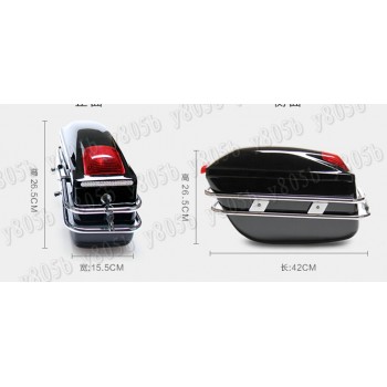 New Hard Saddle bag Trunk Bag Luggage Tail Light Rail Bracket For Honda Shadow Spirit Sabre Aero ACE Steed VLX 400 600 DLX VTX
