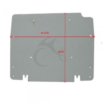 Motorcycle Chopped Tour Pak Trunk W/ Latch Mounting Rack +Backrest For Harley Touring 14-18