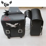 Motorcycle PU Leather Saddle Bags Side Tool Bag Panniers Luggage SaddleBags Universal For Harley BMW Motocross Bags