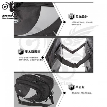 waterproof motorbike saddle bags rear motorcycle Tank Bags Kit Knight Rider Multi-Function Portable moto helmet luggage bags
