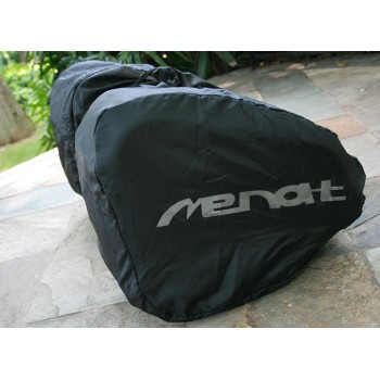 MEMAT Waterproof Motorcycle Black Saddle Bags Multifunction Motos Luggage Universal Double Seat Tail Pack Riding bag